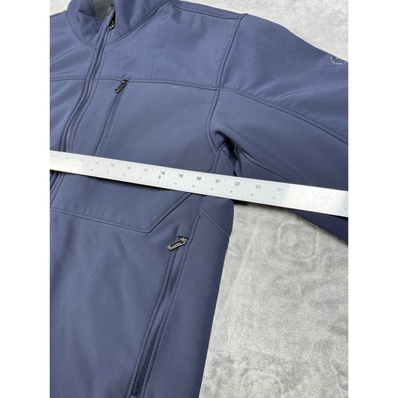 Tech by Tumi Mens Blue Full Zip‎ Softshell Jacket Lightweight Size L - Picture 10 of 13